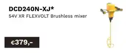 DeWALT 54V XR flexbolt Brushless mixer DCD240N-XJ aanbieding