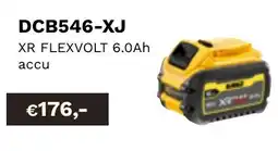 DeWALT XR flexvolt 6.0ah accu DCB546-XJ aanbieding