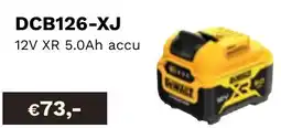 DeWALT 12V XR 5.0Ah accu DCB126-XJ aanbieding
