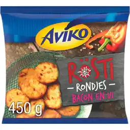 Albert Heijn Aviko Rösti rondjes bacon & ui aanbieding