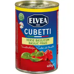 Albert Heijn Elvea Cubetti tomatenblokjes verse basilicum aanbieding
