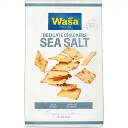 Albert Heijn Wasa Delicate crackers sea salt aanbieding