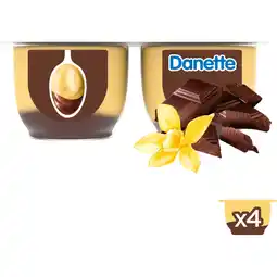 Albert Heijn Danette Double saveurs chocolat & vanille bel aanbieding