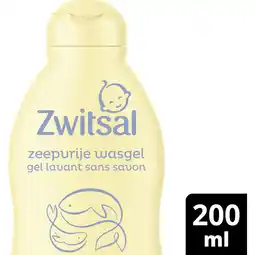 Albert Heijn Zwitsal Baby zeepvrije wasgel aanbieding