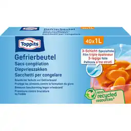 Albert Heijn Toppits Diepvrieszakken 1 liter aanbieding