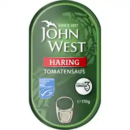 Albert Heijn John West Haringfilets in tomatensaus aanbieding