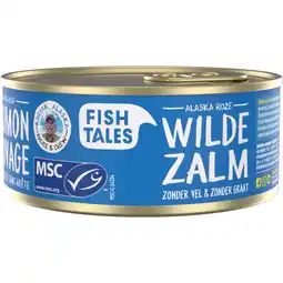 Albert Heijn Fish Tales Wilde zalm zonder vel & graat aanbieding