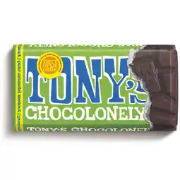 Albert Heijn Tony's Chocolonely Reep puur amandel zeezout aanbieding