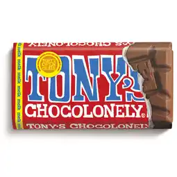 Albert Heijn Tony's Chocolonely Reep melk aanbieding