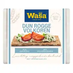Albert Heijn Wasa Dun rogge volkoren aanbieding