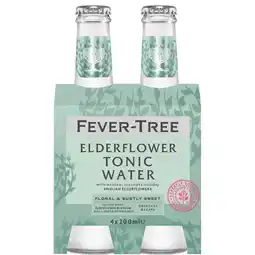 Albert Heijn Fever-Tree Fever Tree Elderflower Tonic 4pk BEL aanbieding