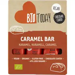 Albert Heijn BioToday Vegan choco bar karamel aanbieding