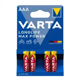 Albert Heijn Varta Longlife max power AAA alkaline batterij aanbieding