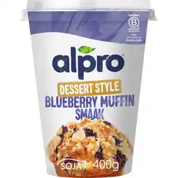 Albert Heijn Alpro Yoghurt bosbessen muffin smaak aanbieding
