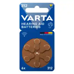 Albert Heijn Varta Hearing aid batteries 312 aanbieding
