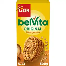 Albert Heijn Liga Belvita meergranen koekjes aanbieding