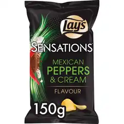 Albert Heijn Lay's Sensations Mexican peppers & cream aanbieding