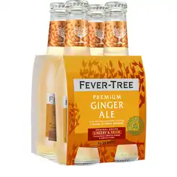 Albert Heijn Fever-Tree Ginger ale 4-pack bel aanbieding