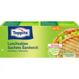 Albert Heijn Toppits Lunchzakjes 1 liter aanbieding