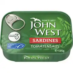 Albert Heijn John West Sardines tomatensaus aanbieding