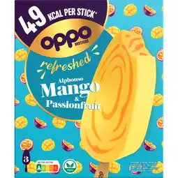 Albert Heijn Oppo Brothers Refreshed mango & passionfruit aanbieding