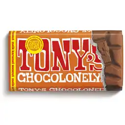 Albert Heijn Tony's Chocolonely Reep melk karamel zeezout aanbieding