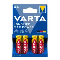 Albert Heijn Varta Longlife max power AA alkaline batterij aanbieding
