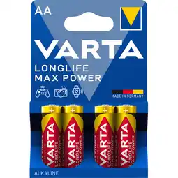 Albert Heijn Varta Longlife max power AA alkaline batterij aanbieding