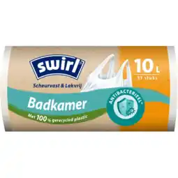 Albert Heijn Swirl Vuilniszakken met handvatten 10L aanbieding