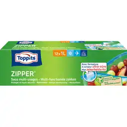 Albert Heijn Toppits Zipper multi-functionele zakken 1 liter aanbieding