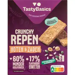 Albert Heijn TastyBasics Repen noten en zaden aanbieding