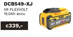 DeWALT XR flexvolt 15.0ah accu DCB549-XJ aanbieding