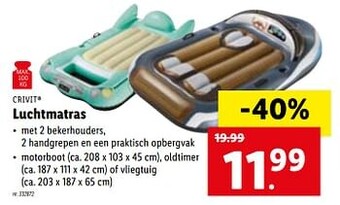 Lidl Luchtmatras aanbieding