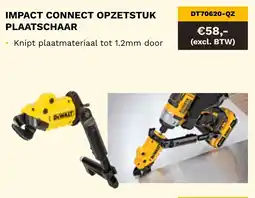 DeWALT Impact connect opzetstuk plaatschaar DT70620-QZ aanbieding