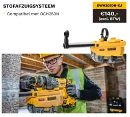 DeWALT Stofafzuigsysteem DWH205DH-XJ aanbieding