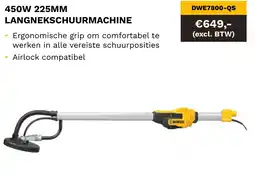 DeWALT 450W 225MM langnekschuurmachine DWE7800-QS aanbieding