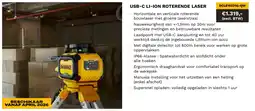 DeWALT USB-C li-ion roterende laser DCLE15221G-QW aanbieding