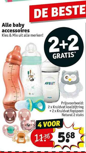 Kruidvat Alle Baby Accessoires aanbieding