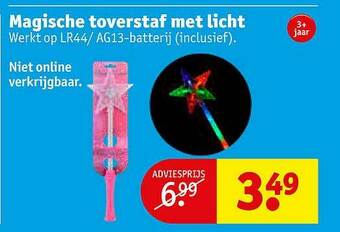 Kruidvat Magische Toverstaf Met Licht aanbieding
