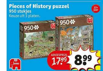 Kruidvat Pieces Of History Puzzel aanbieding