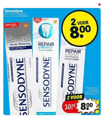 Kruidvat Sensodyne aanbieding