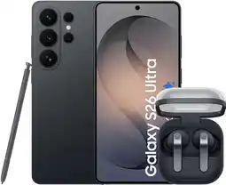 Coolblue Samsung Galaxy S26 Ultra 1TB Zwart 5G + Samsung Galaxy Buds4 Pro Zwart aanbieding