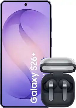 Coolblue Samsung Galaxy S26 Plus 512 Go Bleu Foncé 5G + Samsung Galaxy Buds4 Pro Noir aanbieding