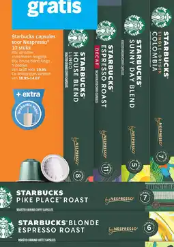 Albert Heijn Starbucks capsules voor Nespresso® 10 stuks aanbieding