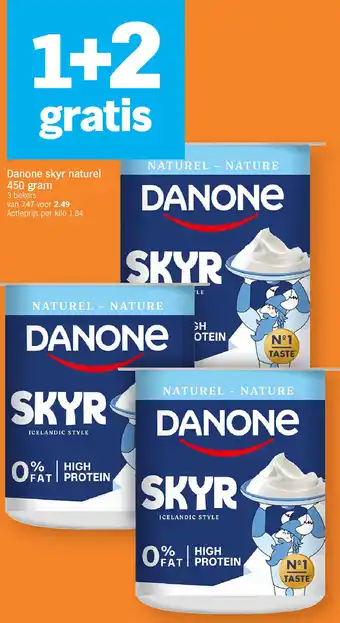 Danone skyr naturel 450 gram