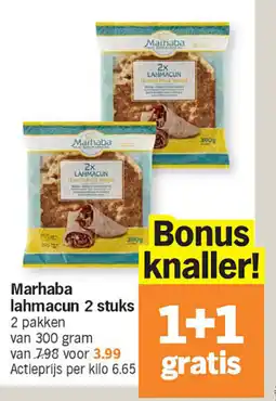 Albert Heijn Marhaba lahmacun 2 stuks aanbieding