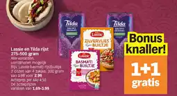 Albert Heijn Lassie en Tilda rijst 275-500 gram aanbieding