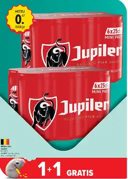 Carrefour Blikjes bier Jupiler aanbieding