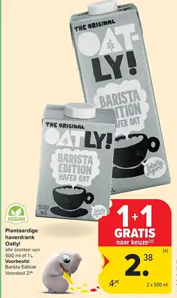 Carrefour Plantaardige haverdrank Oatly! aanbieding