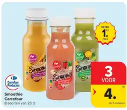 Carrefour Smoothie Carrefour aanbieding